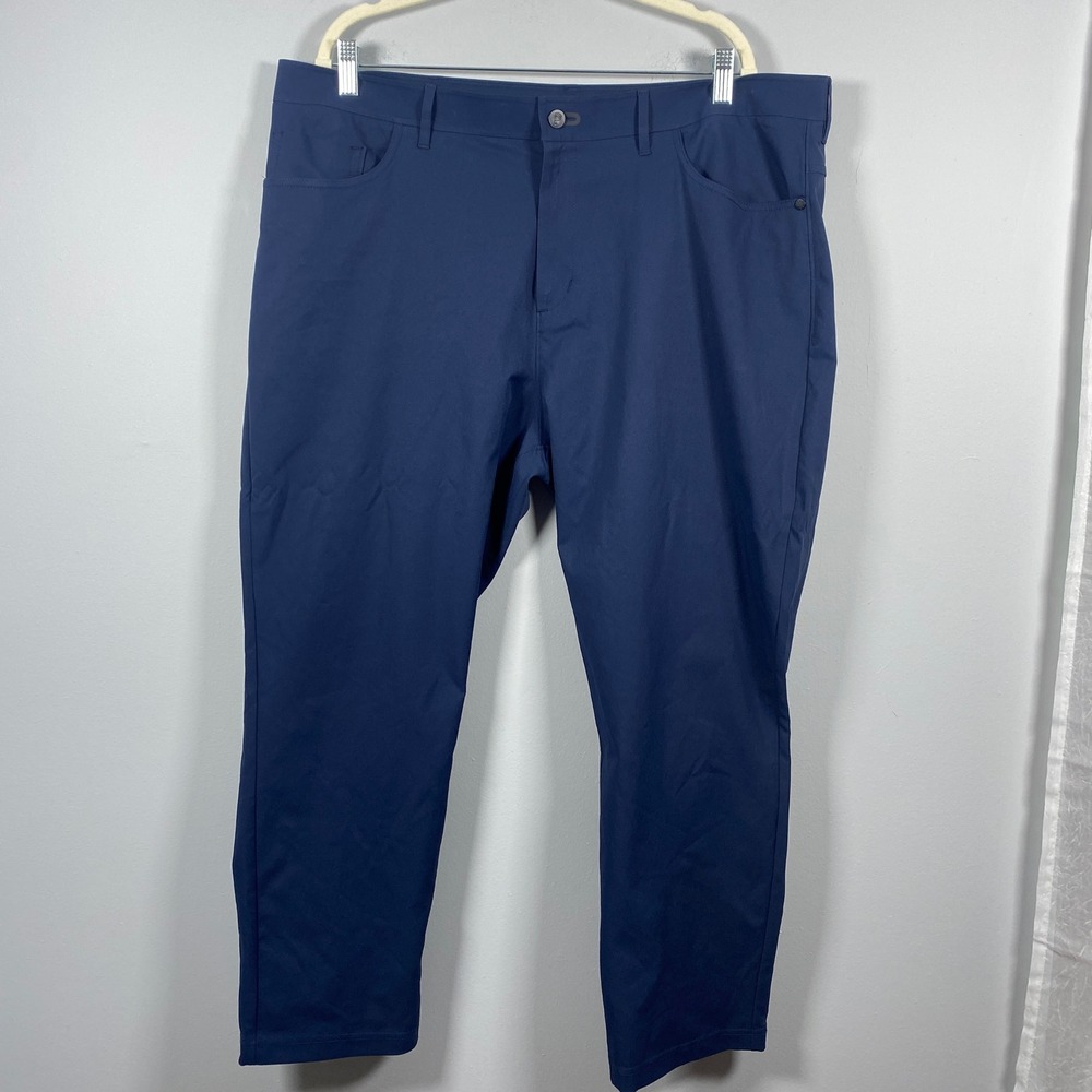 Public Rec Workday Pants Men's 40x28 Navy Blue‎ Performance Golf Chino Commuter